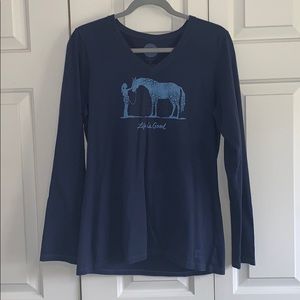 Life is Good Horse Long-Sleeve
